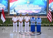 Wakasal Hadiri Sertijab Empat Jabatan Strategis di Lingkungan TNI Angkatan Laut