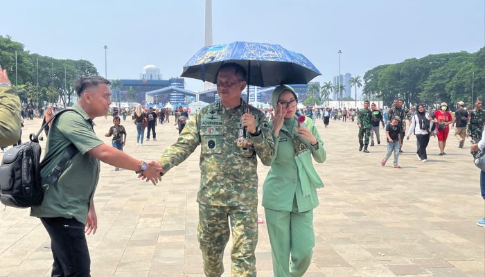 Pangdam IV/Diponegoro Ikuti Upacara HUT ke-80 TNI di Monas