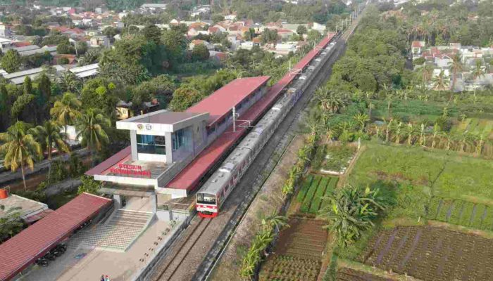 Volume Pengguna di Stasiun Pondok Rajeg Catat Pertumbuhan hingga 50 Persen